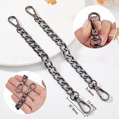 Aluminum Curb Chain Bag Shoulder Straps&nbsp;FIND-PH0010-43B