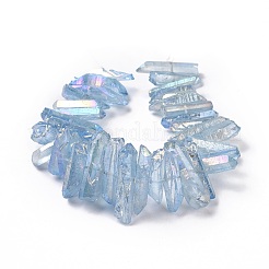 Natural Quartz Crystal Points Beads Strands&nbsp;G-K181-B25