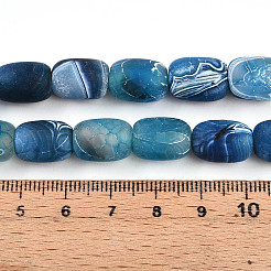 Natural Weathered Agate Beads Strands&nbsp;G-N344-42D