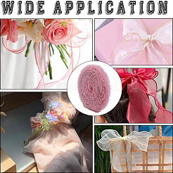 20 Yards Ruffled Nylon Elastic Lace Trim&nbsp;EW-WH0018-03A