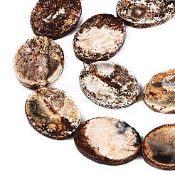 Natural Tree Bark Agate Beads Strands&nbsp;G-Q606-23D