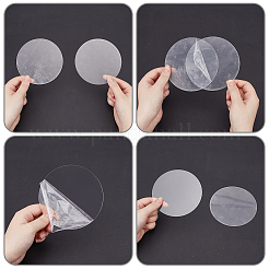 60Pcs Acrylic Crafts Sheet&nbsp;OACR-GO0001-09