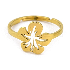 201 Stainless Steel Adjustable Rings for Women&nbsp;RJEW-D082-02C