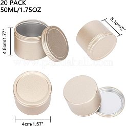 Round Aluminium Tin Cans&nbsp;CON-PH0001-64KCG