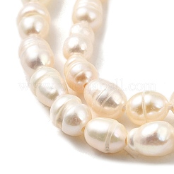 Natural Cultured Freshwater Pearl Beads Strands&nbsp;PEAR-I007-01Q-01A