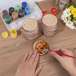 50Pcs Wood Big Pendants&nbsp;WOOD-PH0004-05