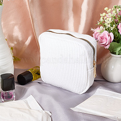 Corduroy Cloth Cosmetic Zipper Bags&nbsp;AJEW-WH20017-50F