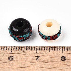 Handmade Polymer Clay Indonesia Beads&nbsp;IPDL-N004-01A