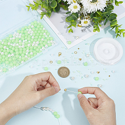 DIY Glow in the Dark Bracelet Necklace Making Kit&nbsp;DIY-NB0009-25