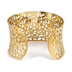 304 Stainless Steel Cuff Bangles for Women&nbsp;BJEW-Z077-01G