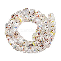 Handmade Silver Foil Lampwork Beads&nbsp;FOIL-N004-01A-08