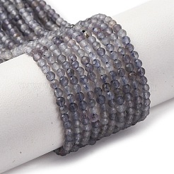 Natural Iolite Beads Strands&nbsp;G-D320-A01-2mm