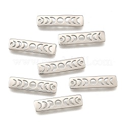Rack Plating Brass Moon Phase Bar Pendants&nbsp;KK-H756-01P-A