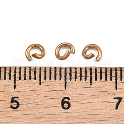 304 Stainless Steel Open Jump Rings&nbsp;STAS-M235-02E-RG