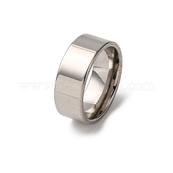 201 Stainless Steel Wide Band Finger Rings&nbsp;RJEW-K252-02E-P