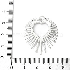 Brass Micro Pave Clear Cubic Zirconia Pendants&nbsp;KK-L254-04P