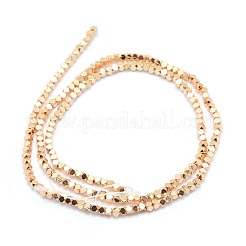 Electroplate Non-magnetic Synthetic Hematite Beads Strands&nbsp;G-L485-10A-LG