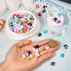 280Pcs 14 Styles Acrylic Beads&nbsp;OACR-TA0003-14