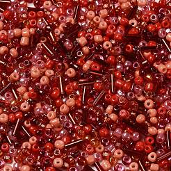 Opaque & Transparent Inside Colours Glass Seed Beads&nbsp;SEED-F004-02B