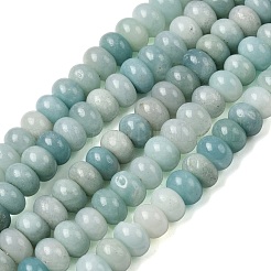 Natural Flower Amazonite Beads Strands&nbsp;G-A280-A31-02