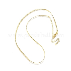 2MM Brass Flat Snake Chain Necklaces&nbsp;NJEW-M108-22G