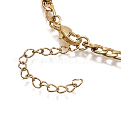 Alloy Colorful Enamel Fruit Pendant 304 Stainless Steel Chain Necklaces&nbsp;NJEW-TA00201