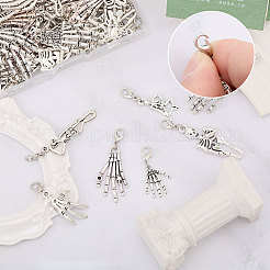 56Pcs 7 Style Alloy Pendant Decoration&nbsp;HJEW-CA00045