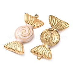 304 Stainless Steel Enamel Pendants&nbsp;SA-CBAD609-05G-02