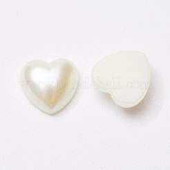 Acrylic Pearl Cabochons&nbsp;MACR-E009-8mm-J02