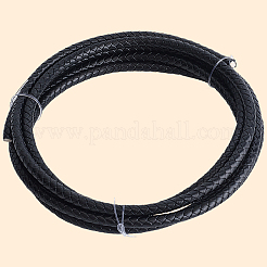 Braided Leather Cord with Core&nbsp;WL-CL0001-01E