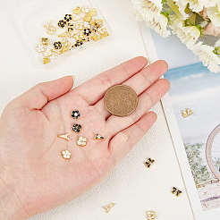 45Pcs Alloy Enamel Cabochons&nbsp;MRMJ-OC0002-27G