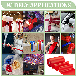 Polyester Satin Ribbon&nbsp;OCOR-WH0105-015D