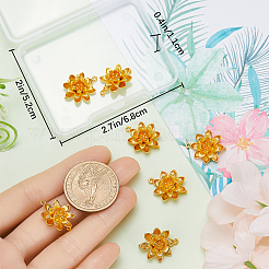10Pcs Brass Connector Charms&nbsp;KK-BBC0010-25G