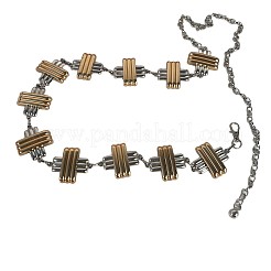 Alloy Cross Link Waist Chain Belts for Women&nbsp;FS-WG4C020-02