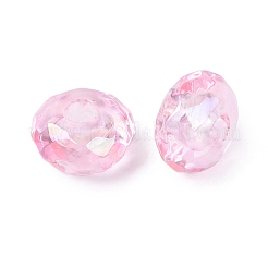 Transparent Acrylic European Beads&nbsp;OACR-E033-25D