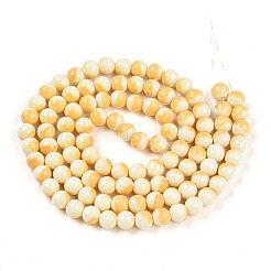 Baking Paint Glass Beads Strands&nbsp;DGLA-N012-8mm-03