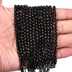 Natural Obsidian Beads Strands&nbsp;G-A260-A22-01