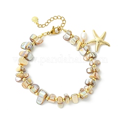 Natural Cultured Freshwater Pearl Beaded Bracelets&nbsp;BJEW-JB13751