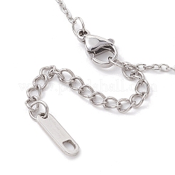 Non-Tarnish 201 Stainless Steel Pendnat Necklaces&nbsp;NJEW-JN04764-02
