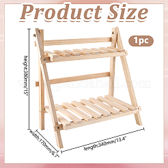 Wooden Foldable Storage Rack&nbsp;AJEW-WH0752-594