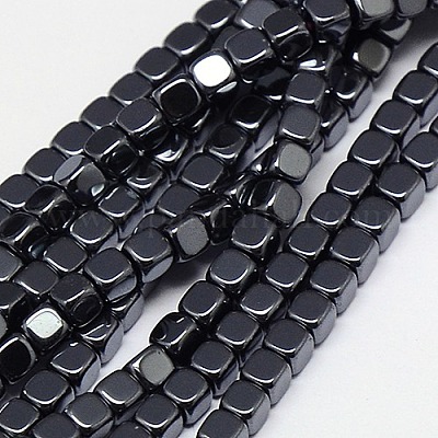 Electroplate Non-magnetic Synthetic Hematite Beads Strands&nbsp;G-J172-2x2mm-04-1