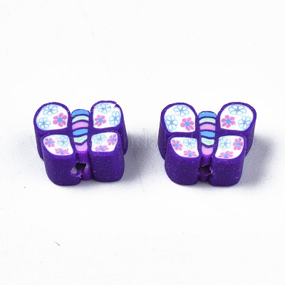 Handmade Polymer Clay Bead Strands&nbsp;CLAY-N006-71-1