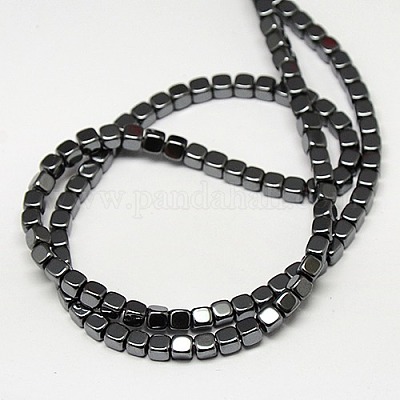 Electroplate Non-magnetic Synthetic Hematite Beads Strands&nbsp;G-J172-2x2mm-04-1