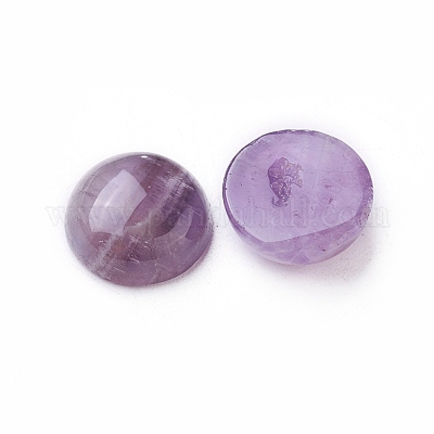 Natural Amethyst Cabochons&nbsp;G-A174-04A-12mm-1