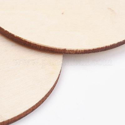 Wood Cabochons&nbsp;WOOD-WH0004-60mm-01-1