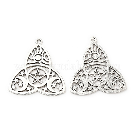 Tibetan Style Alloy Pendants PALLOY-I220-04AS-1
