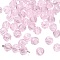 K9 Glass, Imitation Austrian Crystal Beads, Grade AAA, Faceted, Round, Pink, 6mm, Hole: 0.7~0.9mm