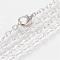 Iron Cable Chains Necklace Making, with Lobster Clasps, Unwelded, Silver, 28.15 inch(71.5cm)~28.74 inch(73cm)
