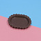 Plastic Dishes Mini Model, Micro Landscape Dollhouse Accessories, Pretending Prop Decorations, Black, 54x41mm