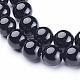 Natural Black Onyx Round Beads Strands&nbsp;GSR12mmC097-2